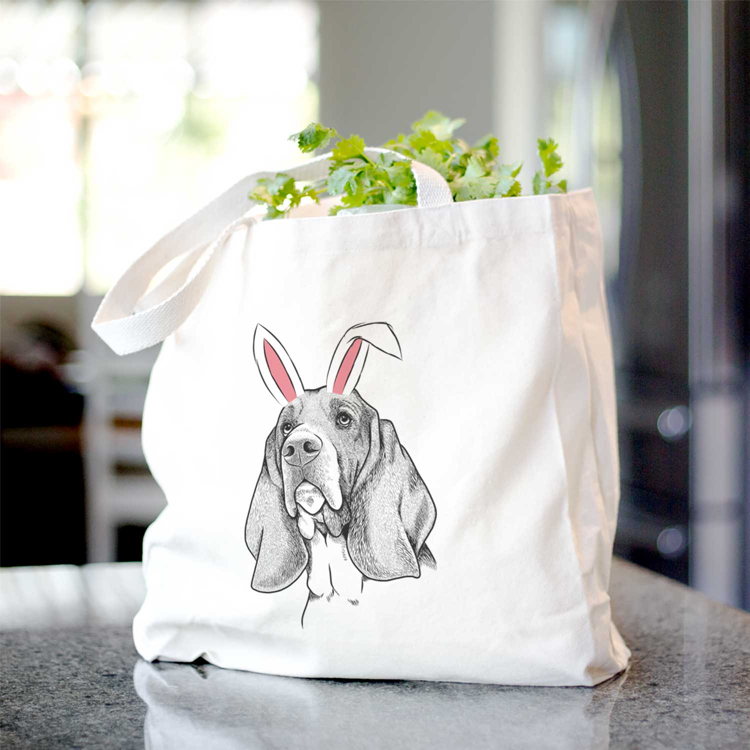 Cooper the Basset Hound - Tote Bag