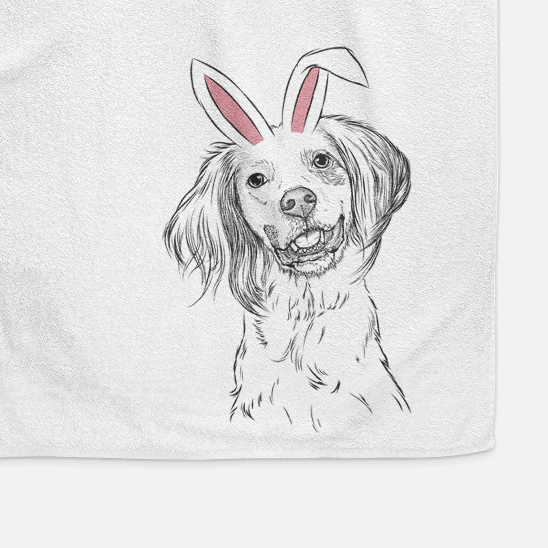 Cooper the English Setter Decorative Hand Towel