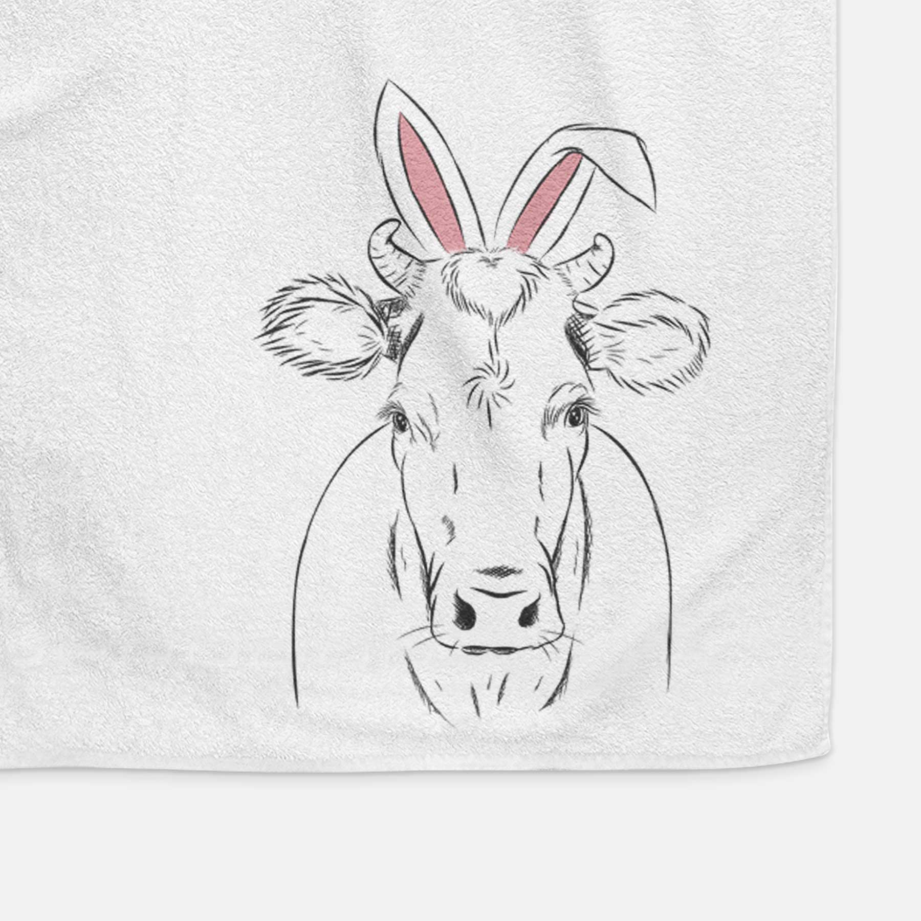 Cruz the Cow Decorative Hand Towel