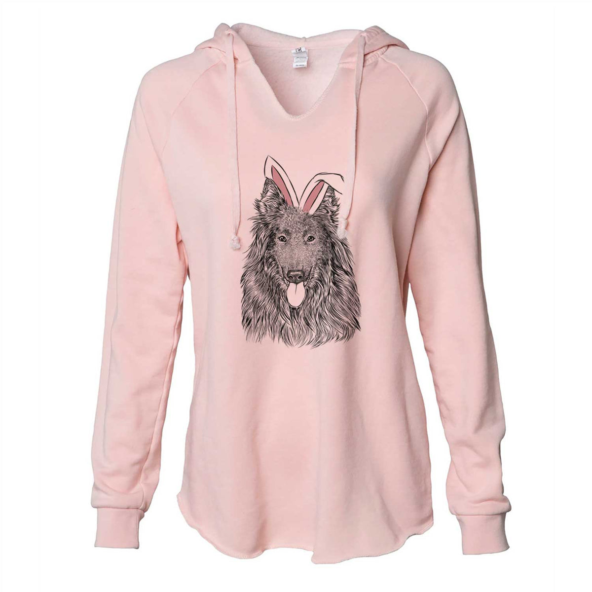 Easter Daan the Belgian Shepherd - Cali Wave Hooded Sweatshirt