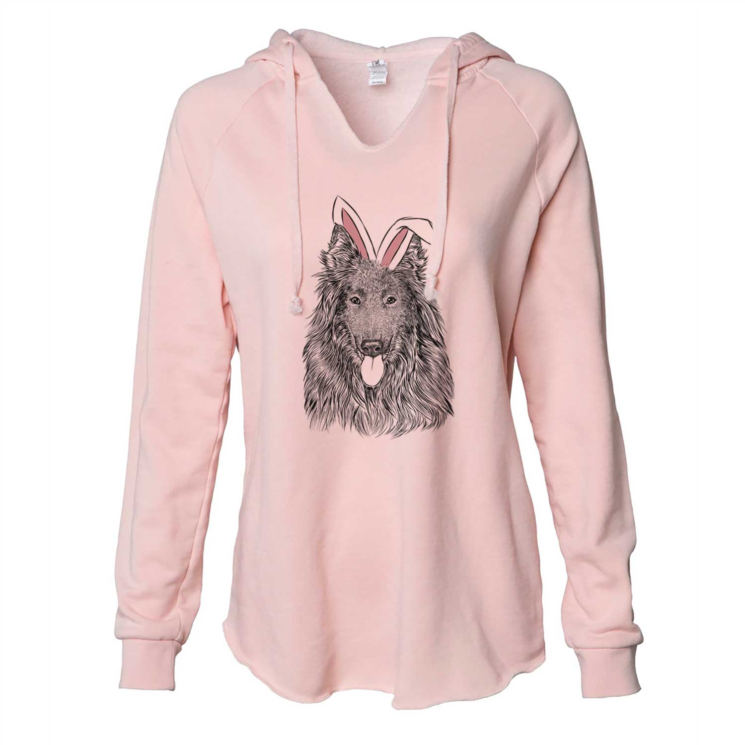 Easter Daan the Belgian Shepherd - Cali Wave Hooded Sweatshirt