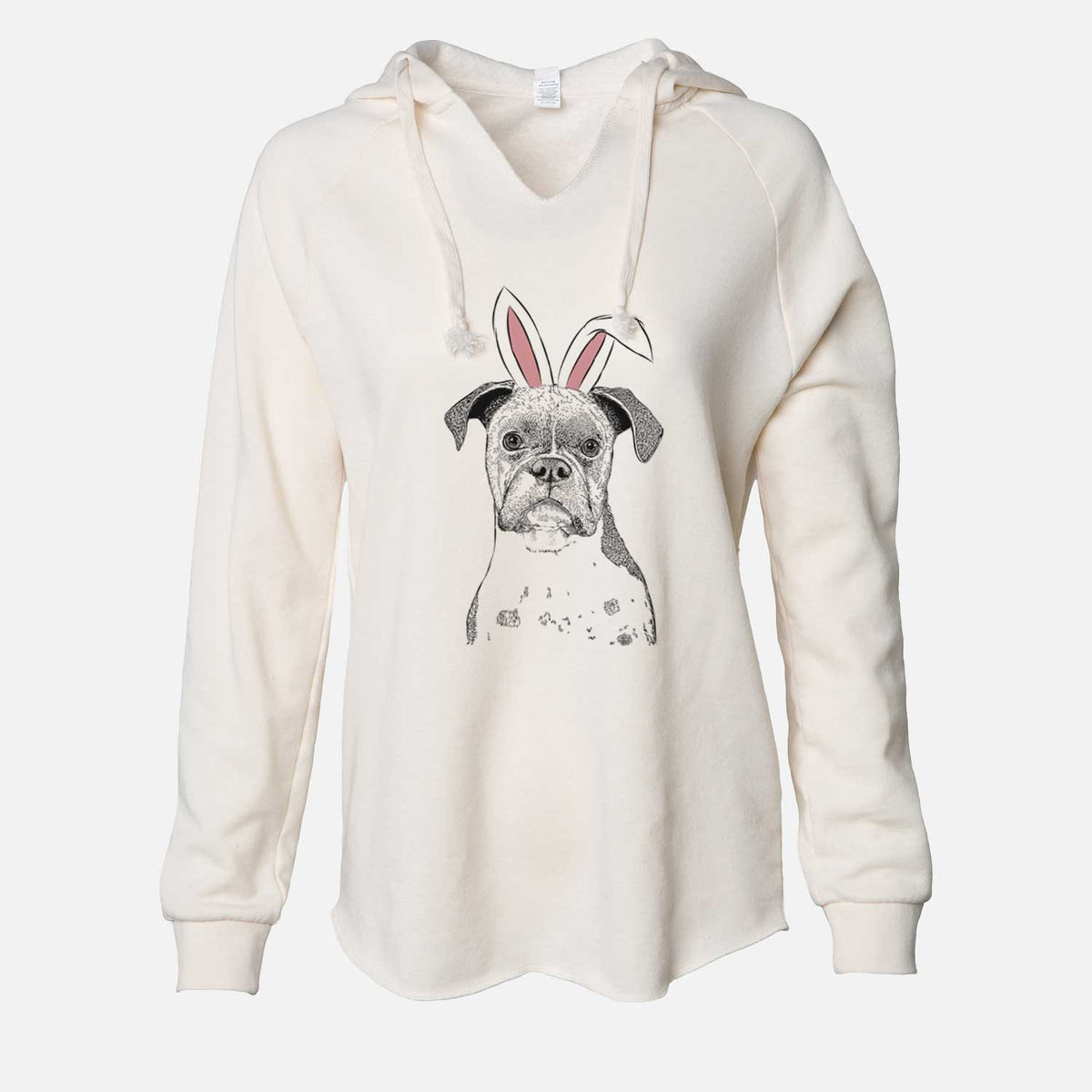 Easter Daisy the Boxer - Cali Wave Hooded Sweatshirt