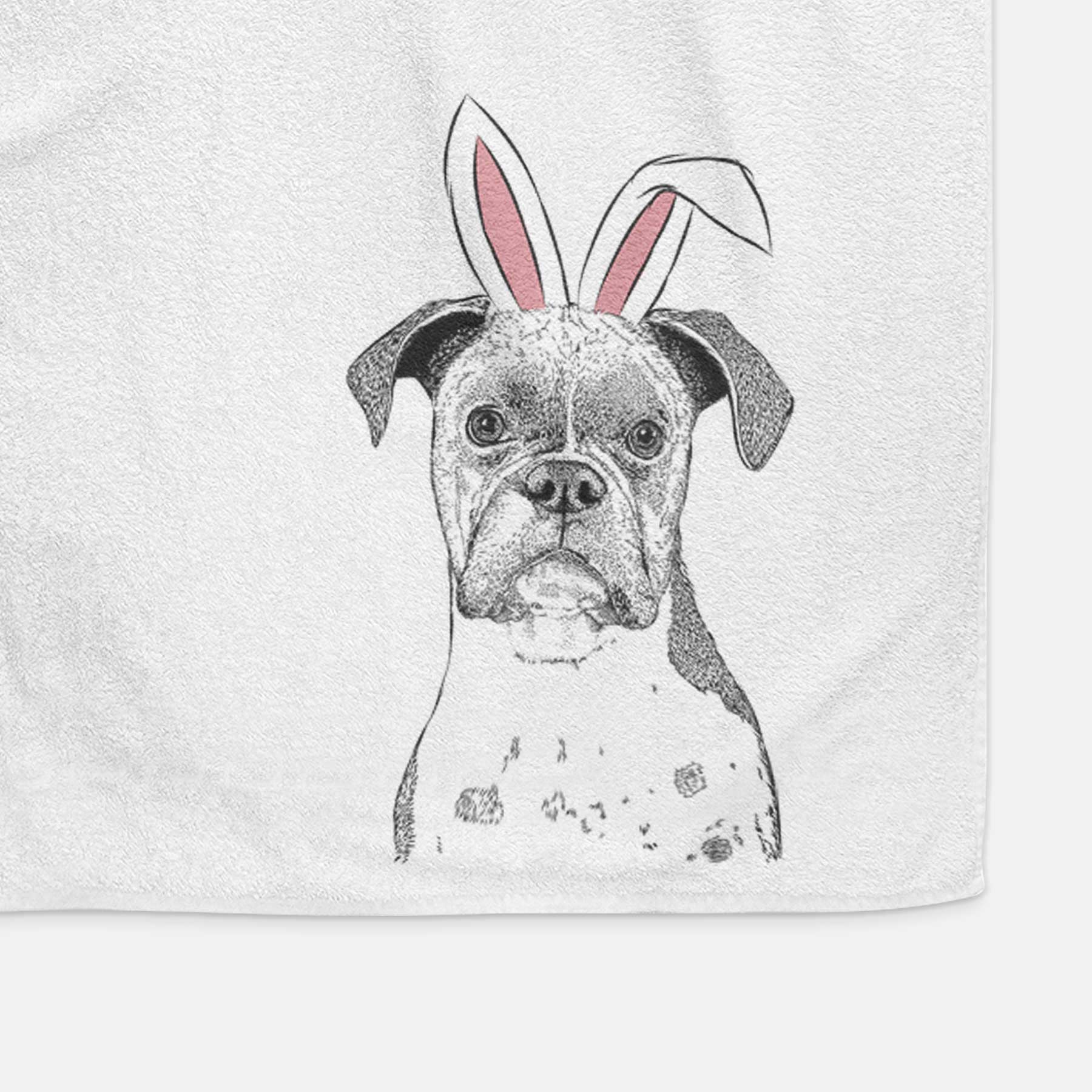 Daisy the Boxer Decorative Hand Towel