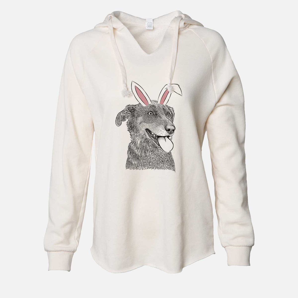 Easter Daisy the Australian Shepherd Mix - Cali Wave Hooded Sweatshirt