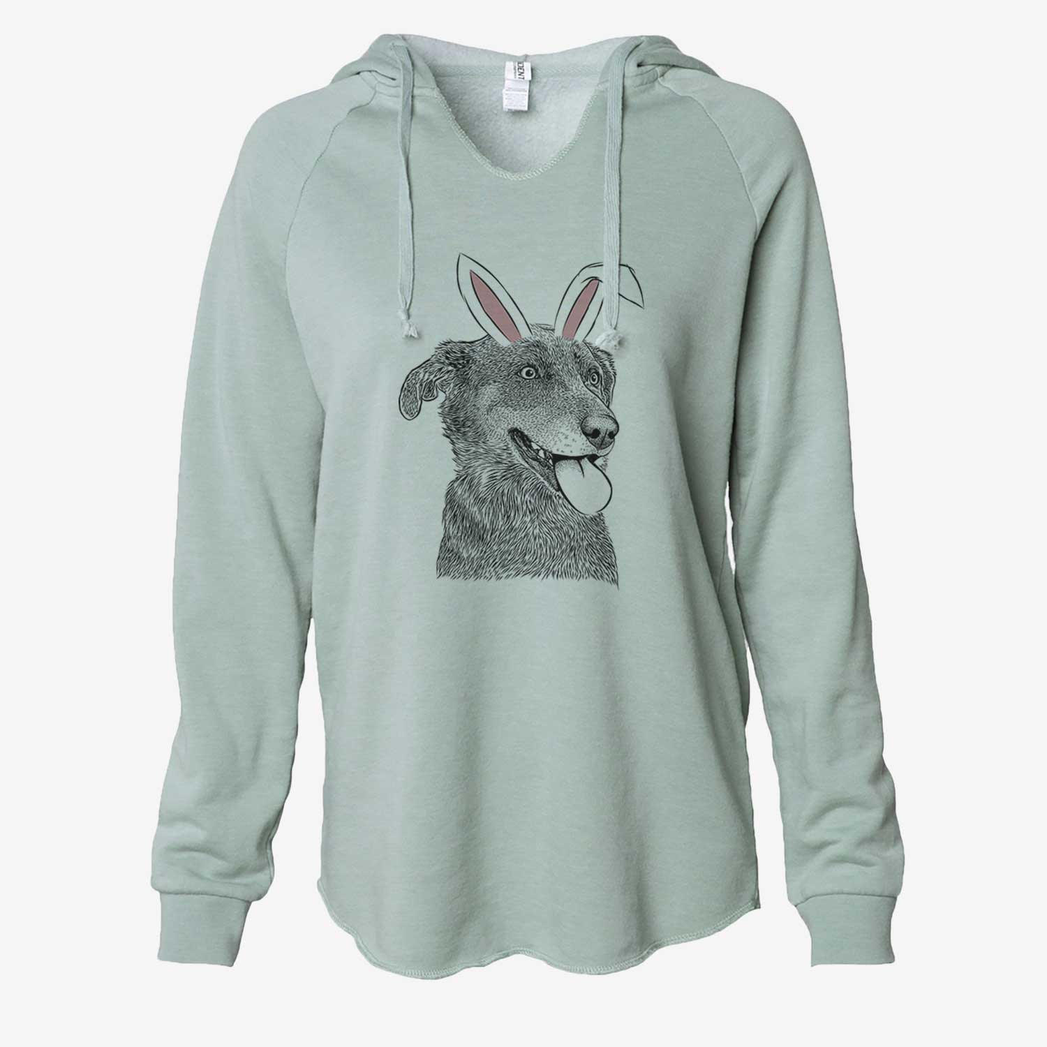 Easter Daisy the Australian Shepherd Mix - Cali Wave Hooded Sweatshirt