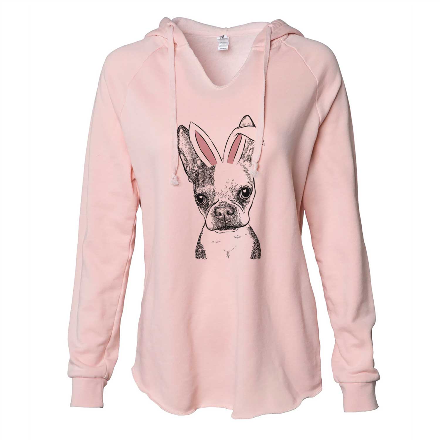 Easter Daisy the Boston Terrier - Cali Wave Hooded Sweatshirt