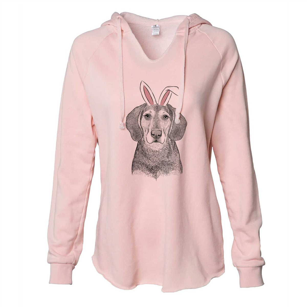Easter Daisy the Hound Mix - Cali Wave Hooded Sweatshirt