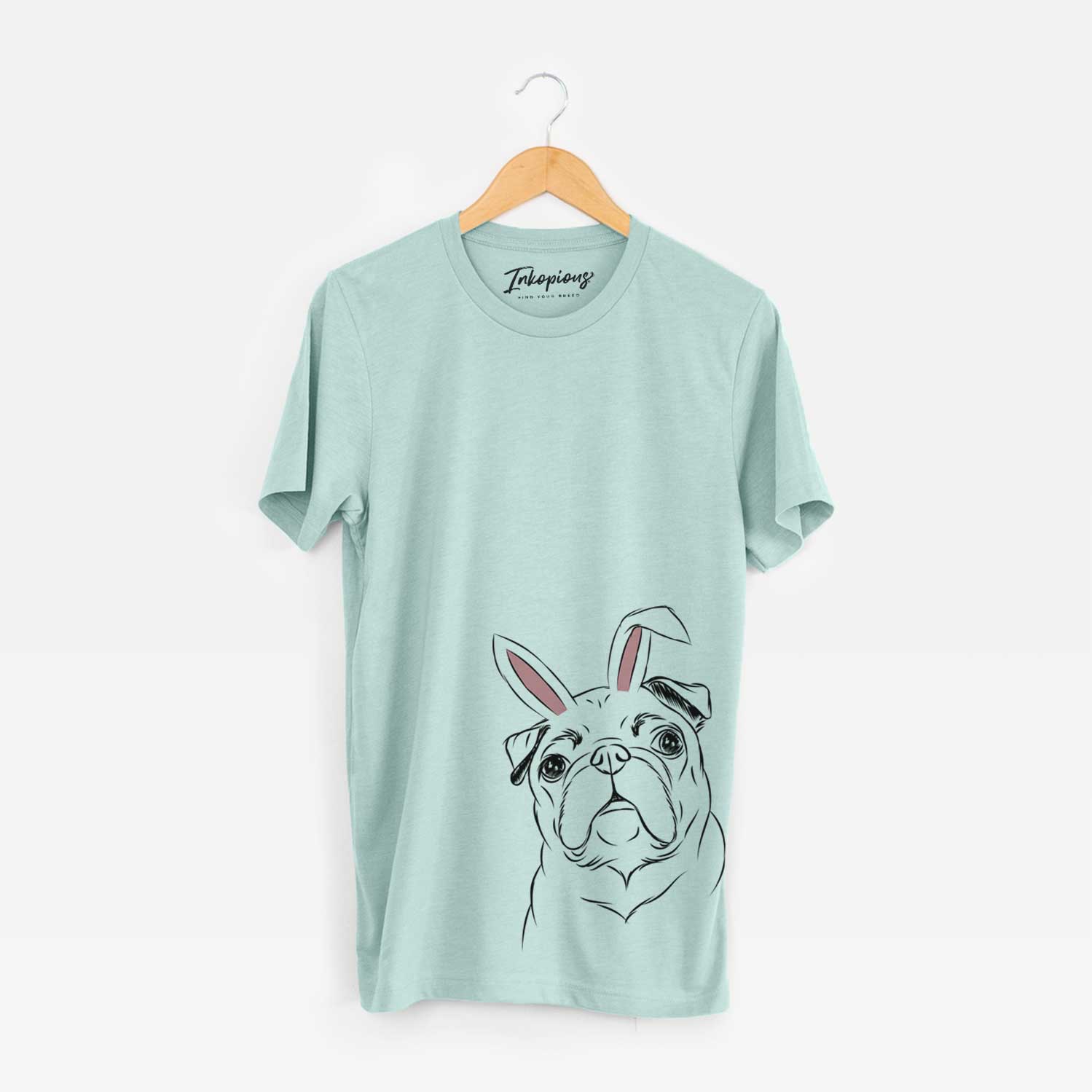 Easter Darling Chloe the Pug - Unisex Crewneck