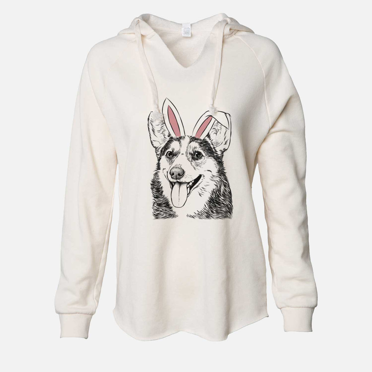 Easter Darma the Corgi - Cali Wave Hooded Sweatshirt