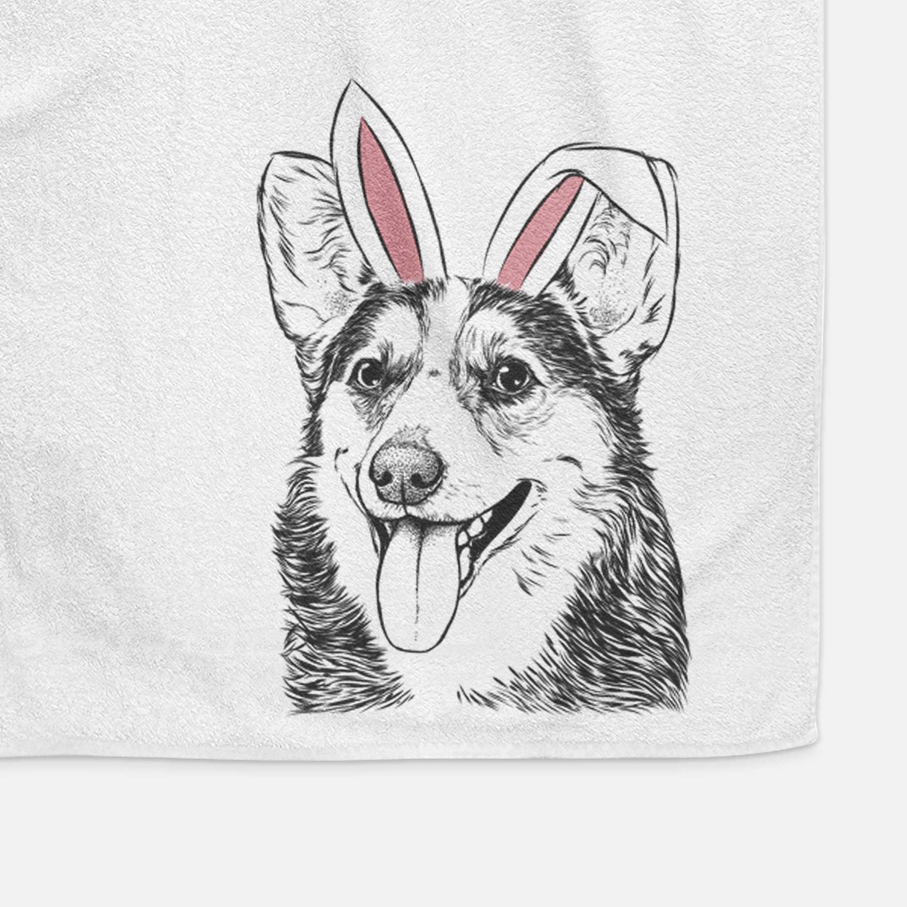 Darma the Corgi Decorative Hand Towel