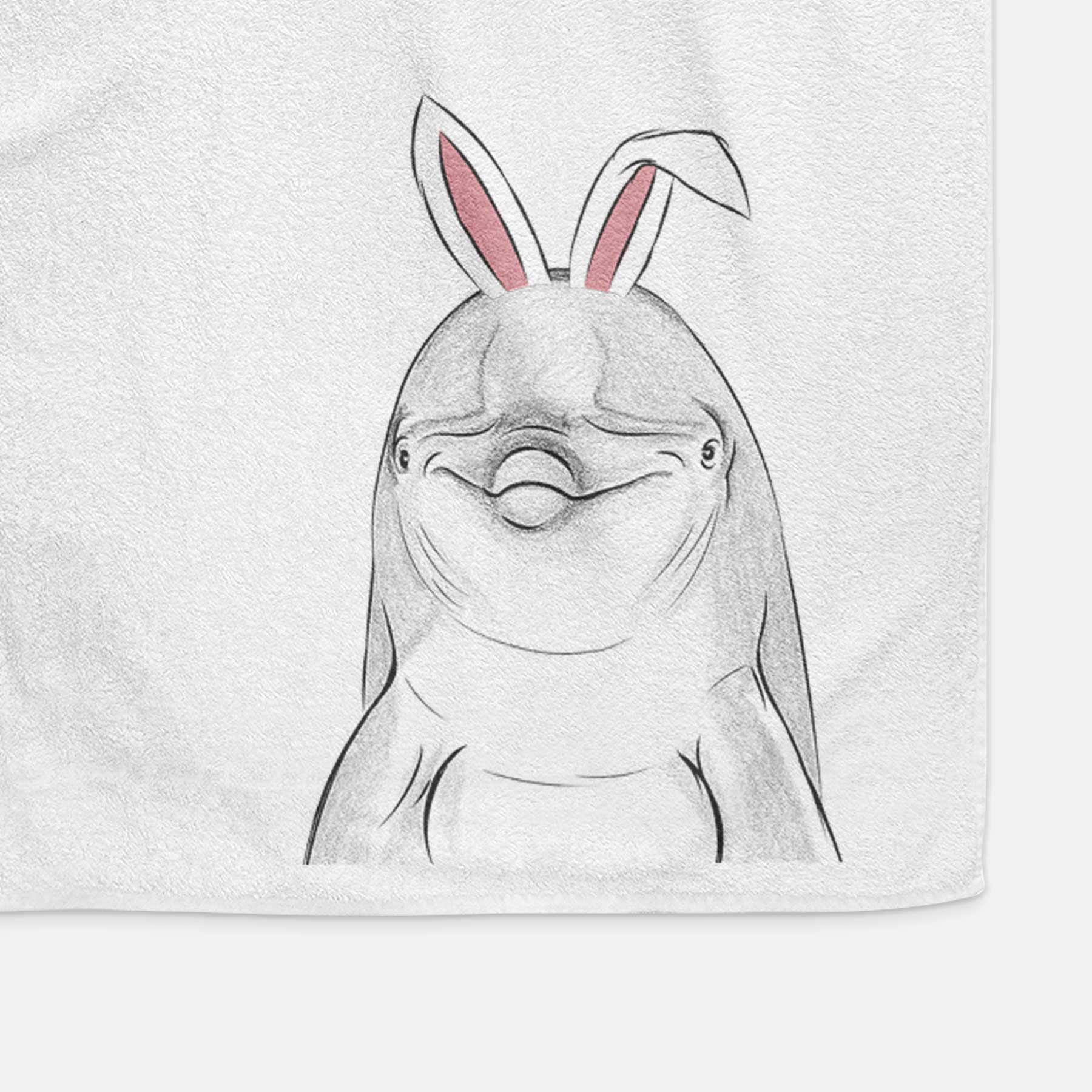 Dave the Dolphin Decorative Hand Towel