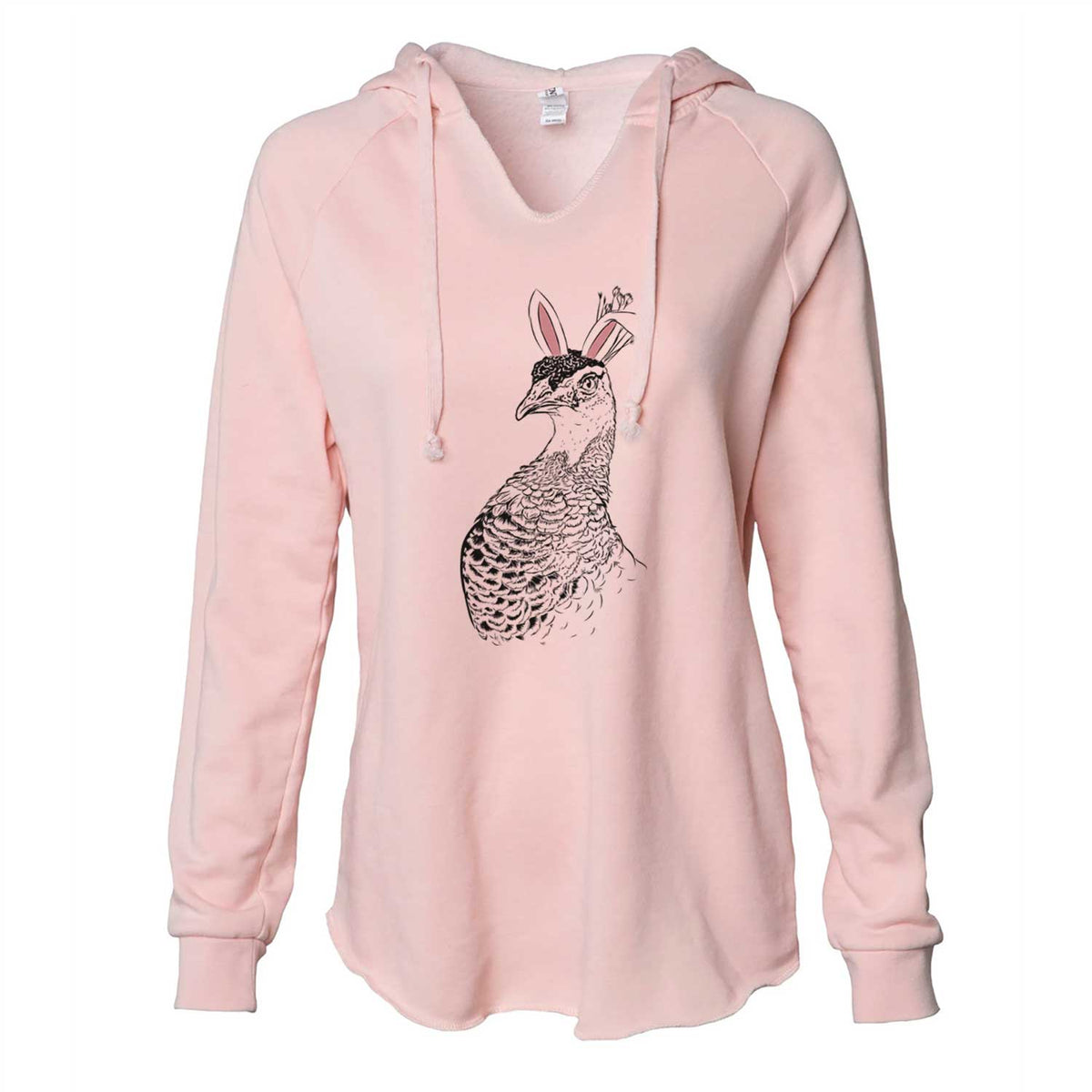 Easter Dee the Peahen - Cali Wave Hooded Sweatshirt