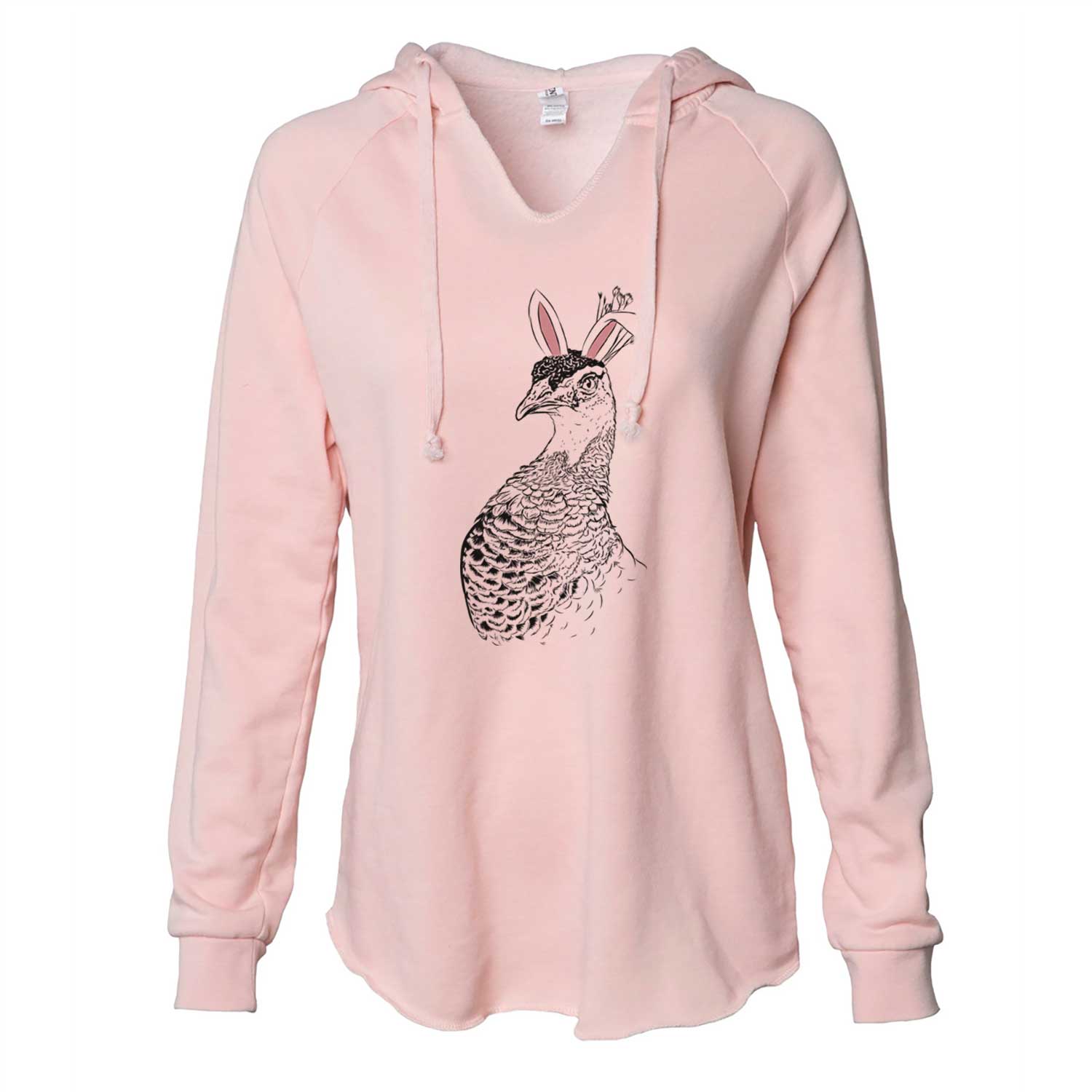 Easter Dee the Peahen - Cali Wave Hooded Sweatshirt