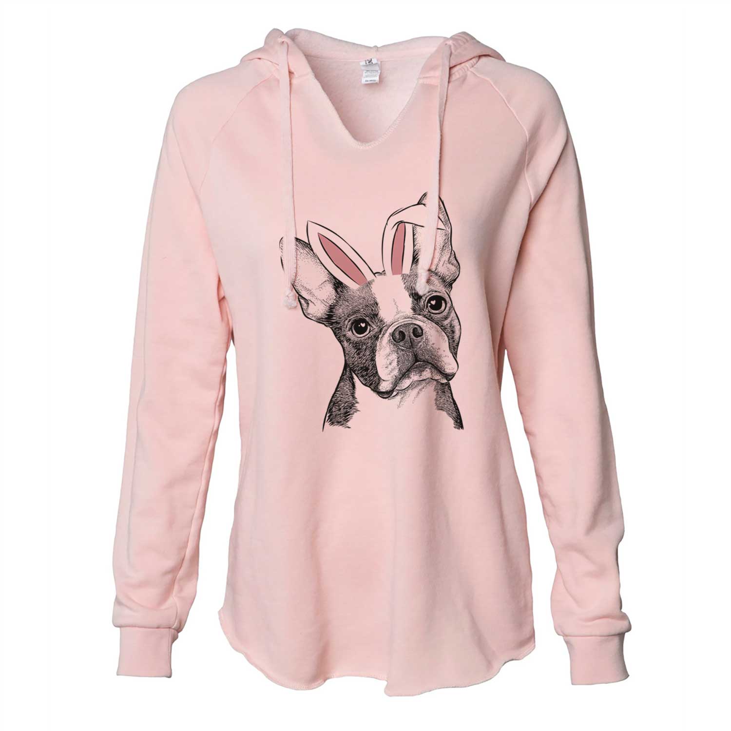 Easter Dee Dee the Boston Terrier - Cali Wave Hooded Sweatshirt