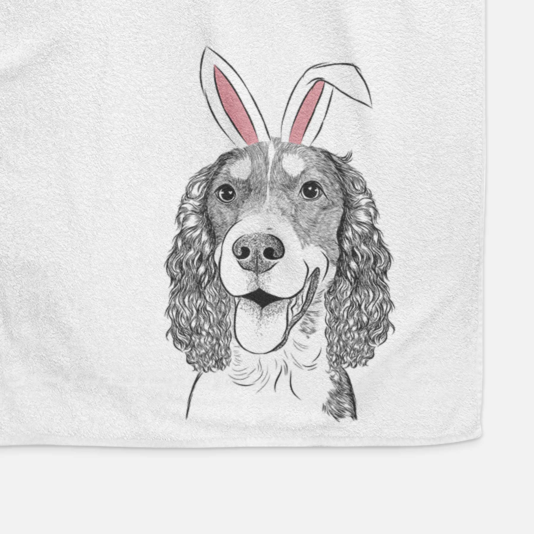 Delilah the English Springer Spaniel Decorative Hand Towel