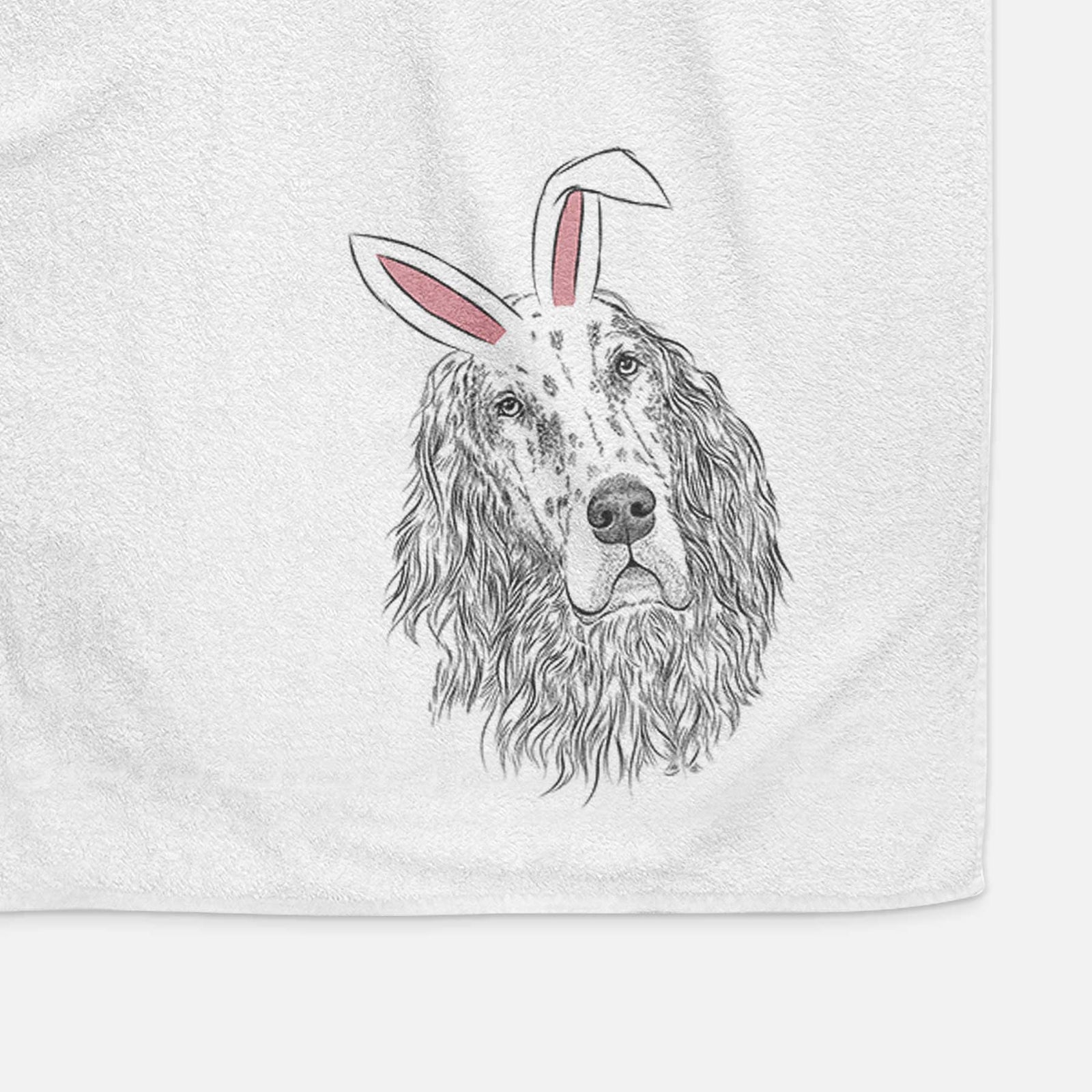 Dexter the English Setter Decorative Hand Towel