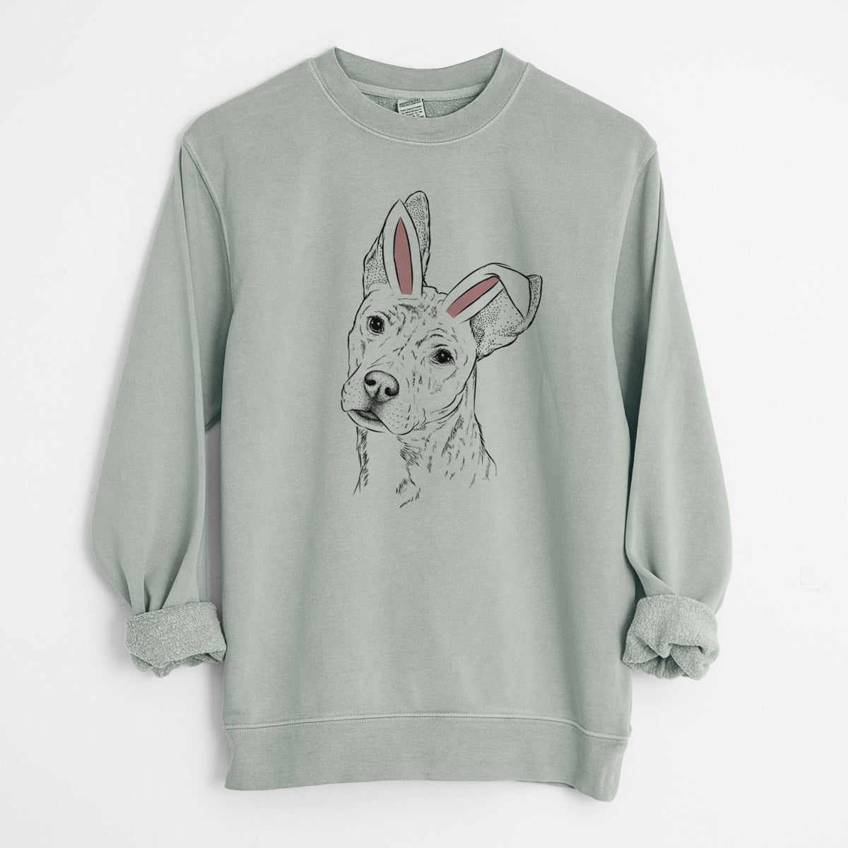 Easter Diesel the Mixed Breed - Unisex Pigment Dyed Crew Sweatshirt