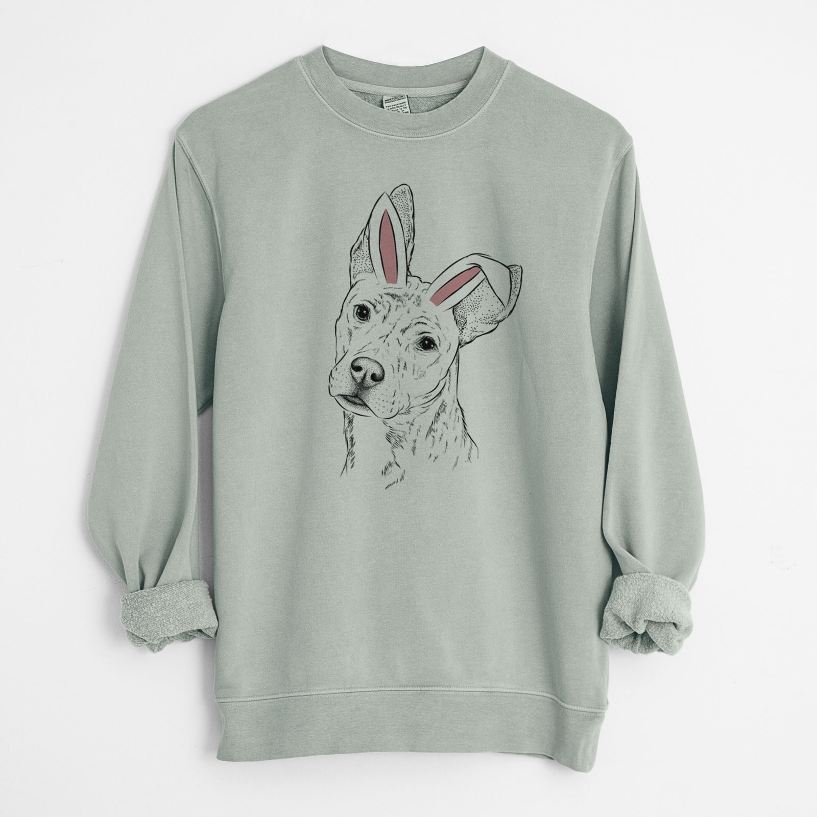 Easter Diesel the Mixed Breed - Unisex Pigment Dyed Crew Sweatshirt