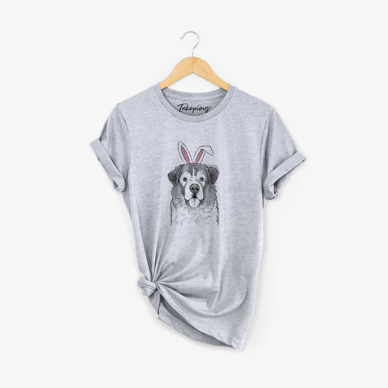 Easter Dilly the Saint Bernard - Unisex Crewneck