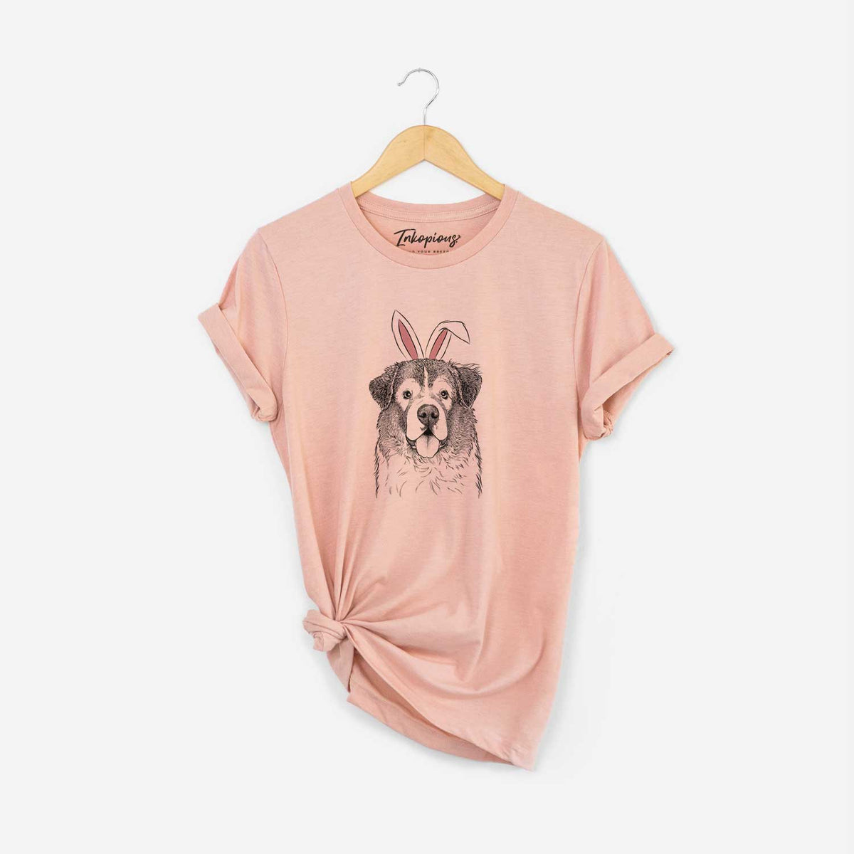 Easter Dilly the Saint Bernard - Unisex Crewneck
