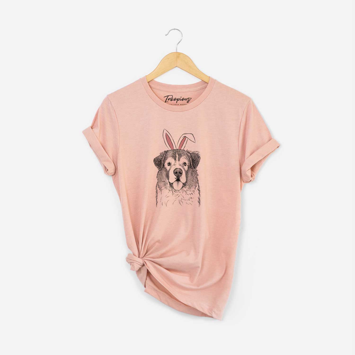 Easter Dilly the Saint Bernard - Unisex Crewneck