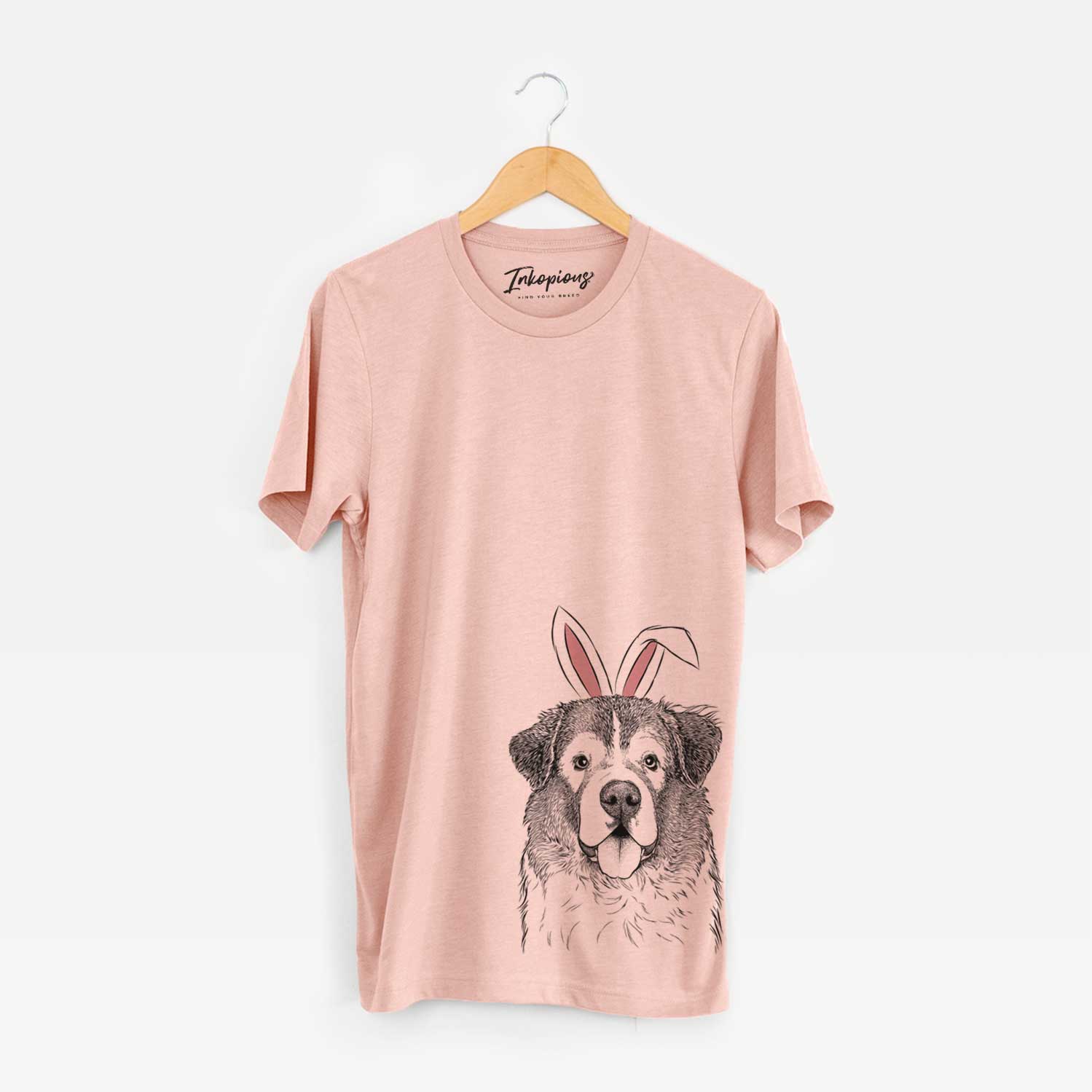 Easter Dilly the Saint Bernard - Unisex Crewneck