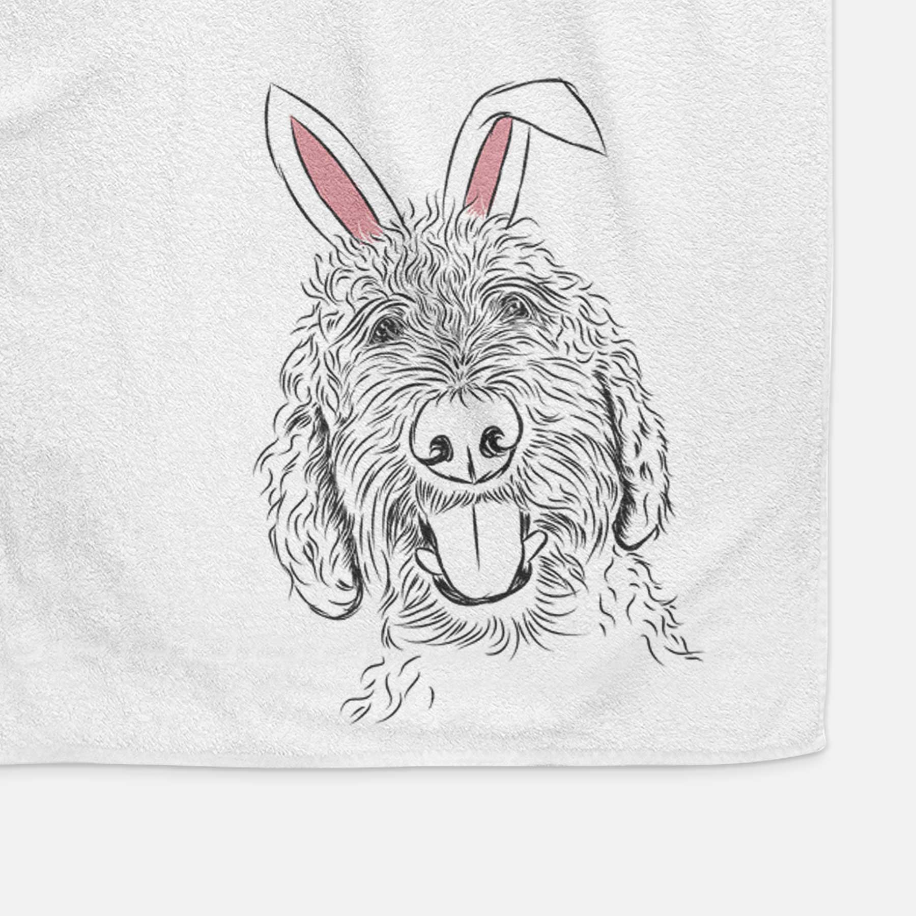 Dixie the Doodle Decorative Hand Towel