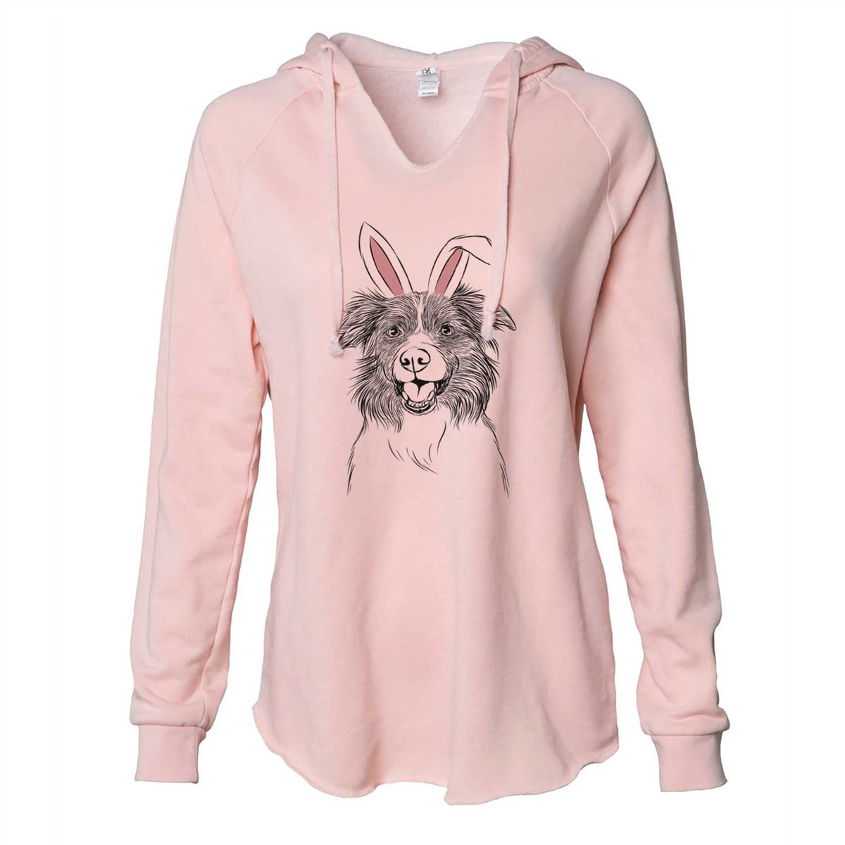 Easter Dizzy the Border Collie - Cali Wave Hooded Sweatshirt