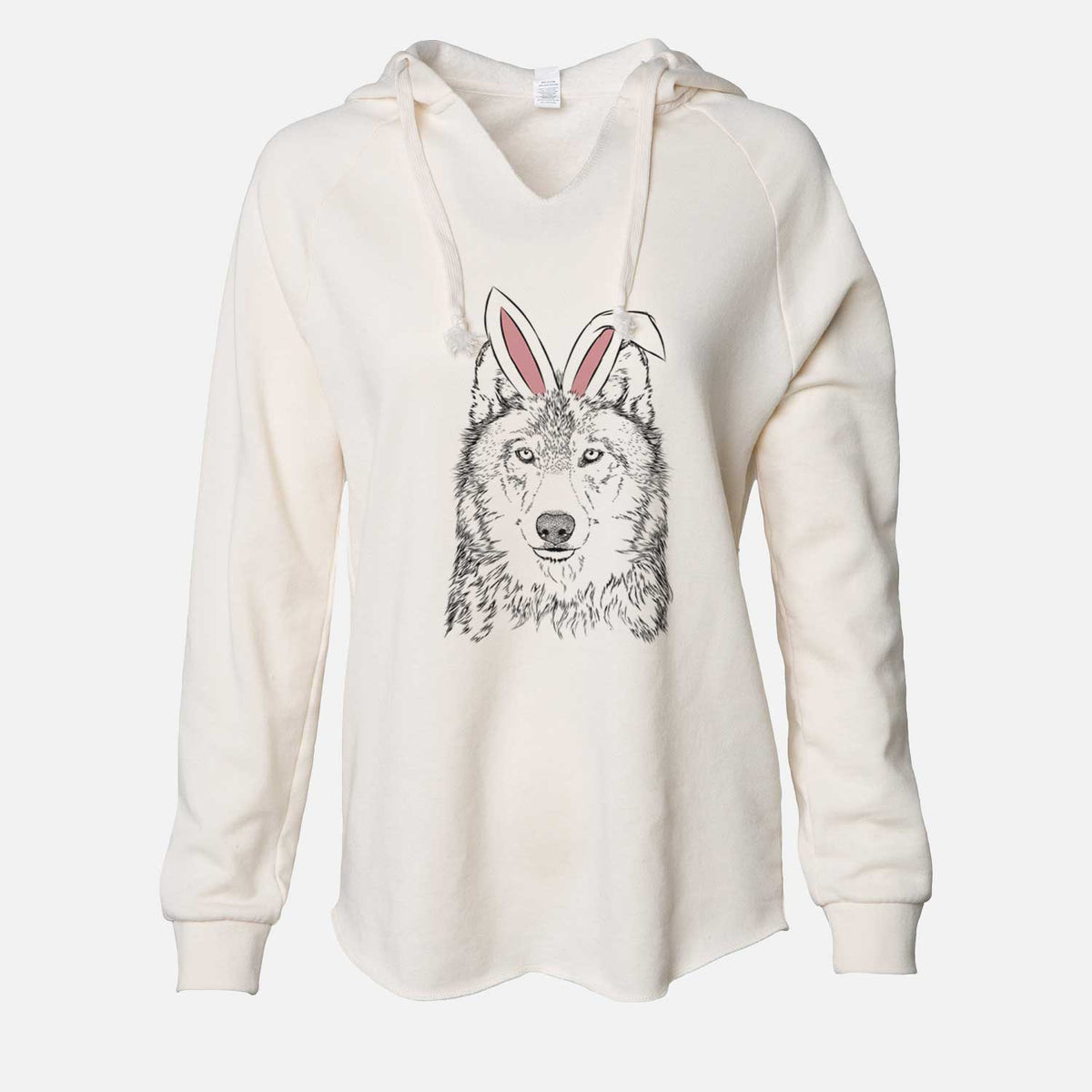 Easter Django the Grey Wolf - Cali Wave Hooded Sweatshirt