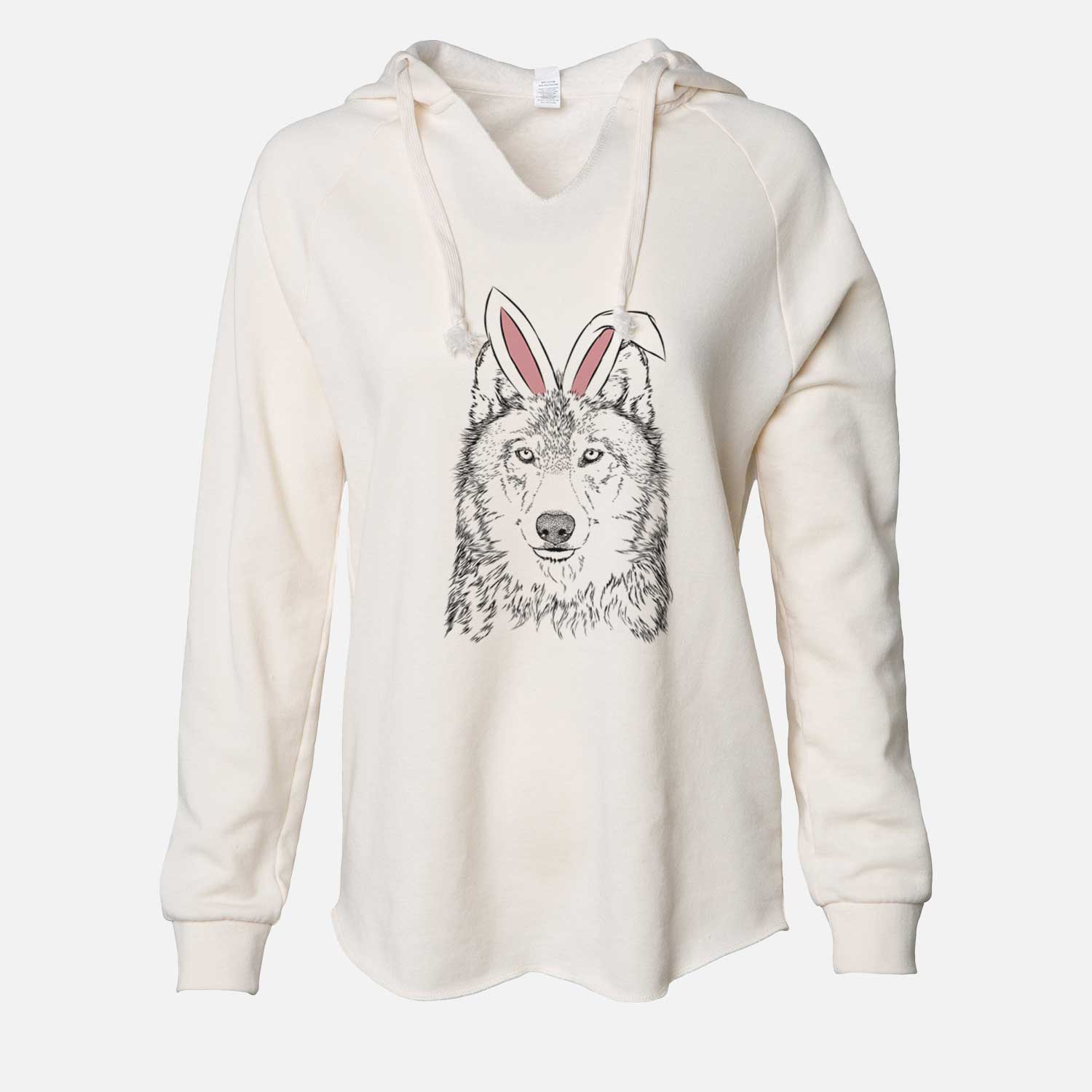 Easter Django the Grey Wolf - Cali Wave Hooded Sweatshirt