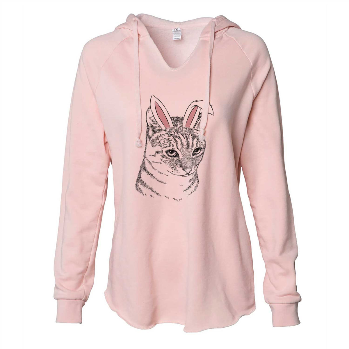 Easter Dora the Tabby Cat - Cali Wave Hooded Sweatshirt