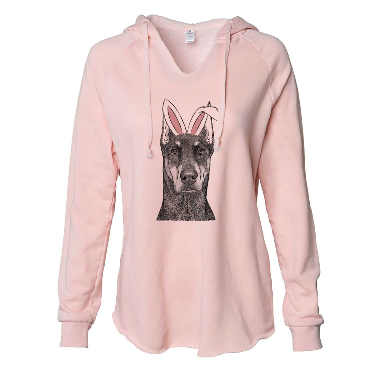 Easter Drake the Doberman Pinscher - Cali Wave Hooded Sweatshirt