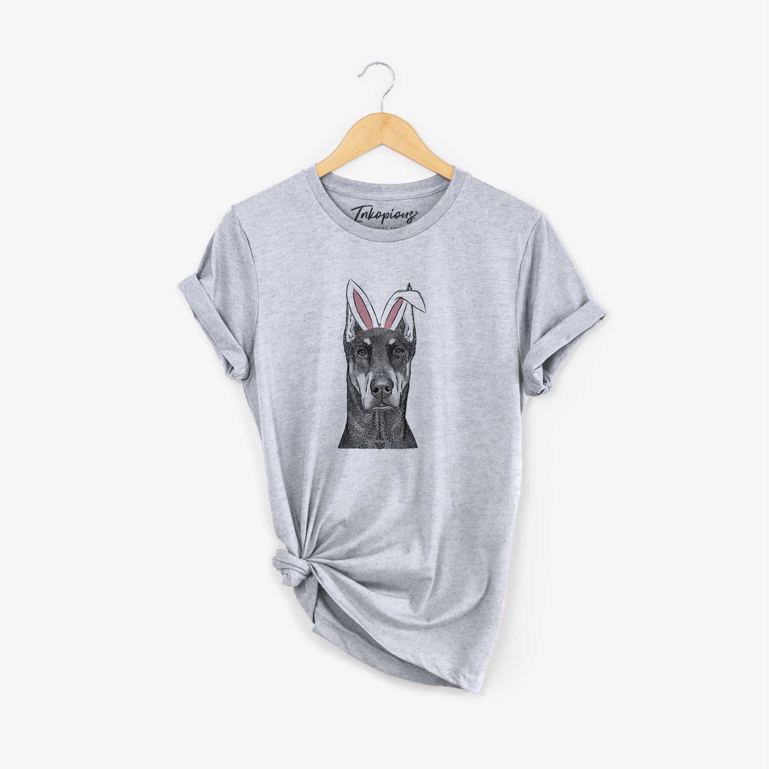 Easter Drake the Doberman Pinscher - Unisex Crewneck