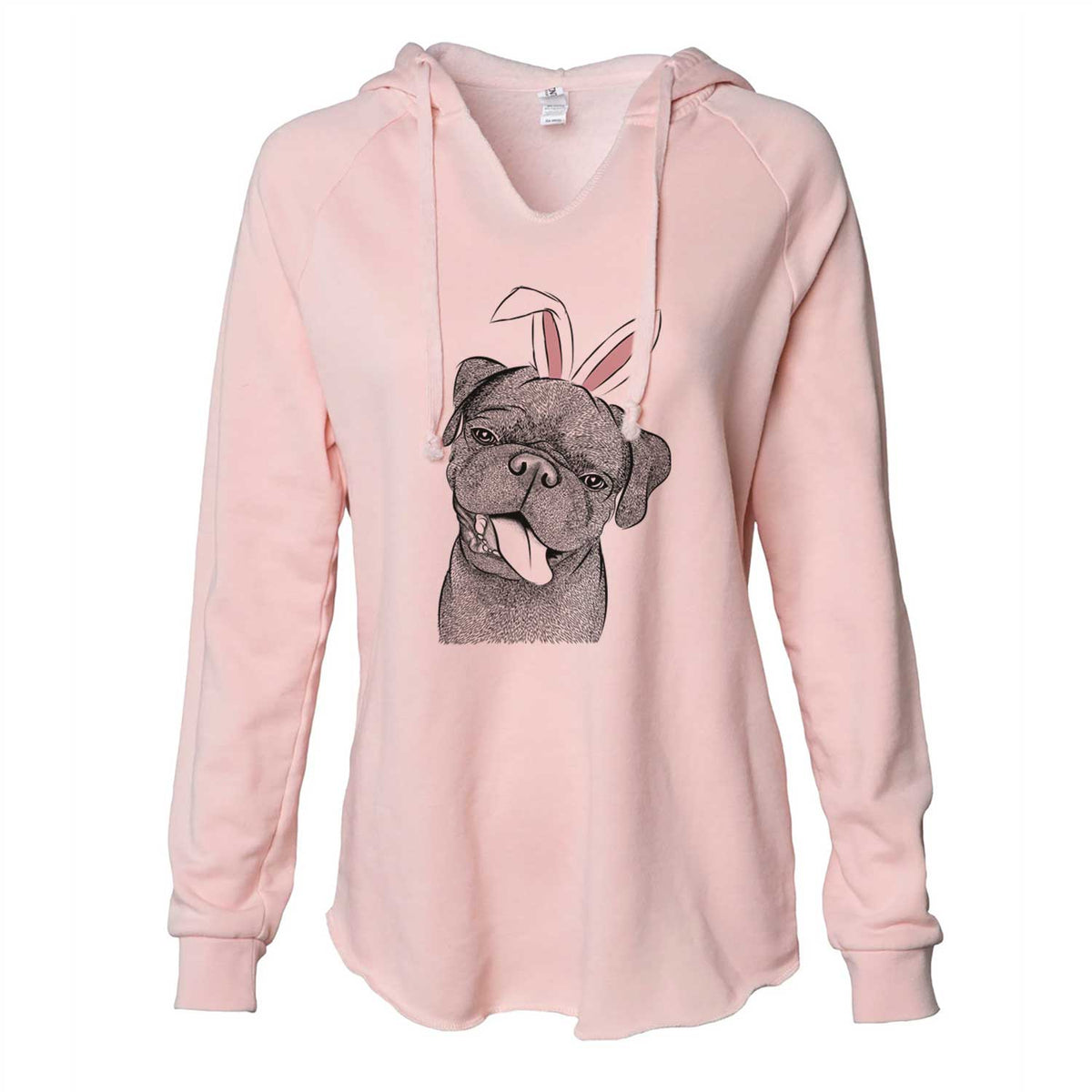 Easter Dudley Danger the Pug - Cali Wave Hooded Sweatshirt