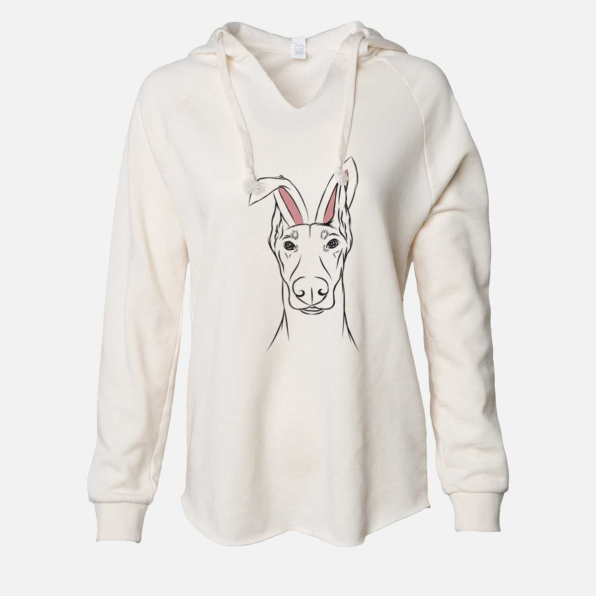 Easter Duke the Doberman Pinscher - Cali Wave Hooded Sweatshirt