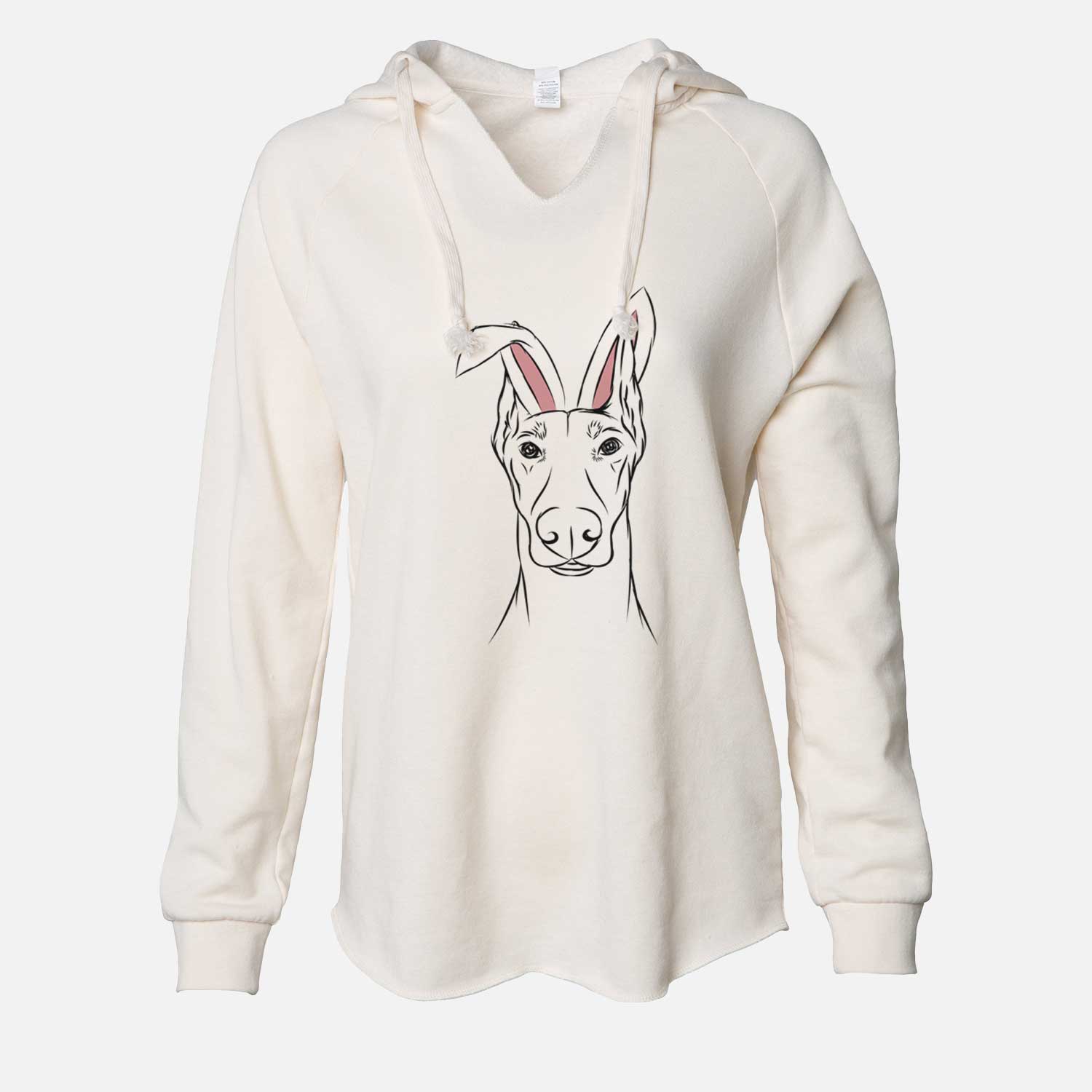 Easter Duke the Doberman Pinscher - Cali Wave Hooded Sweatshirt