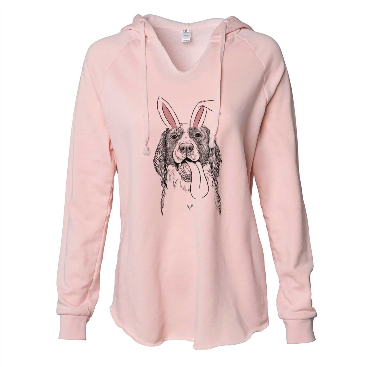 Easter Duke the English Springer Spaniel - Cali Wave Hooded Sweatshirt