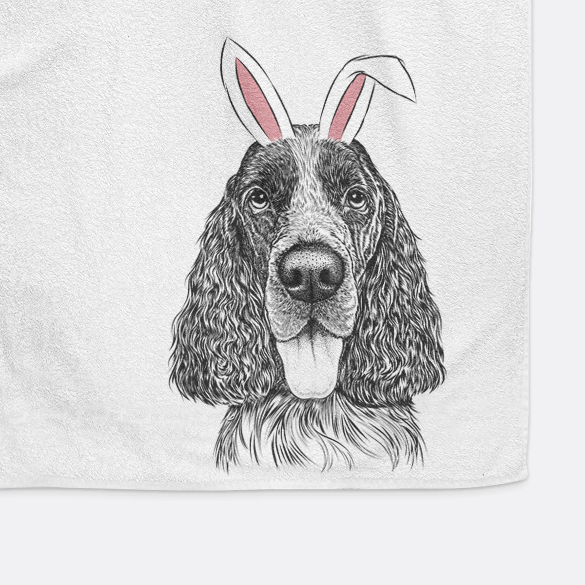 Duke the English Springer Spaniel Decorative Hand Towel