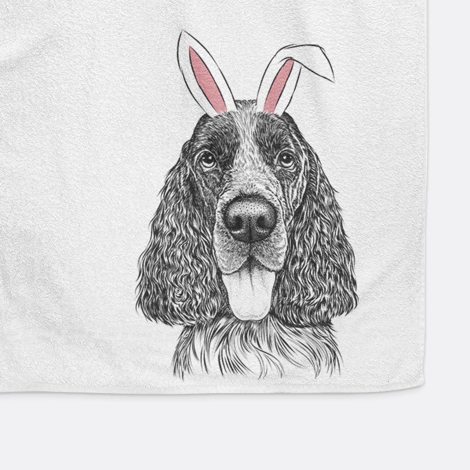 Duke the English Springer Spaniel Decorative Hand Towel