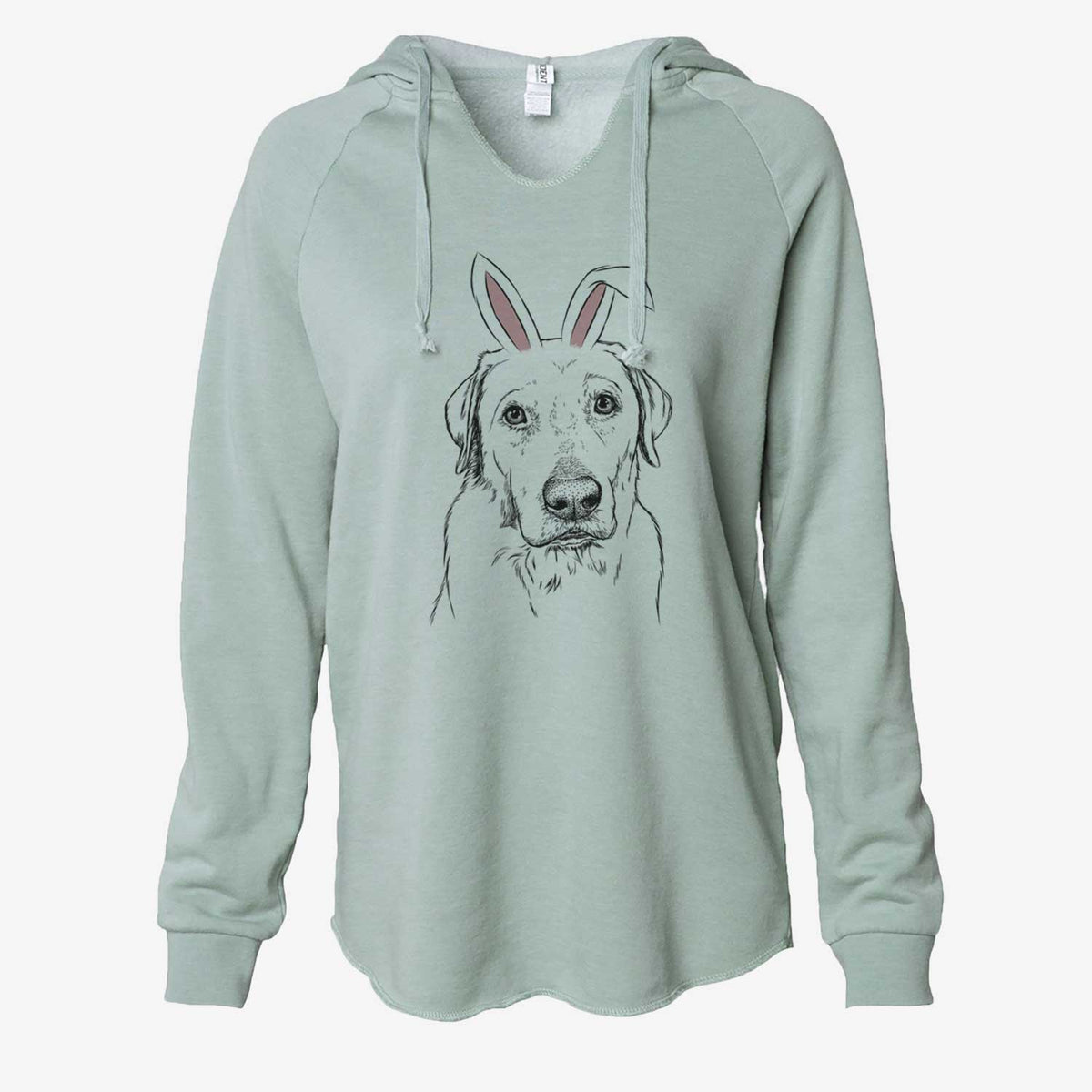 Easter Duke the Yellow Lab - Cali Wave Hooded Sweatshirt