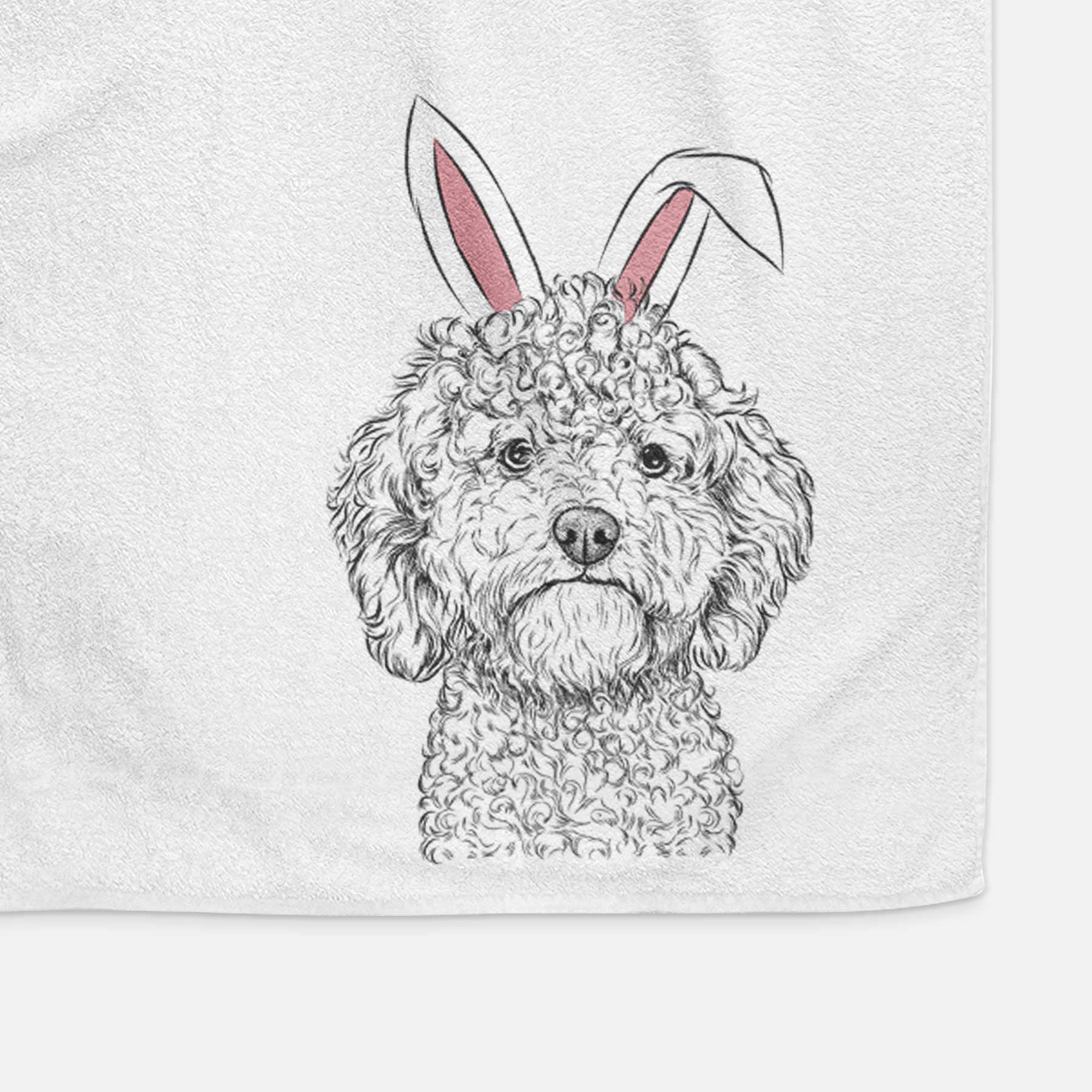 Edgar the Shihpoo Decorative Hand Towel