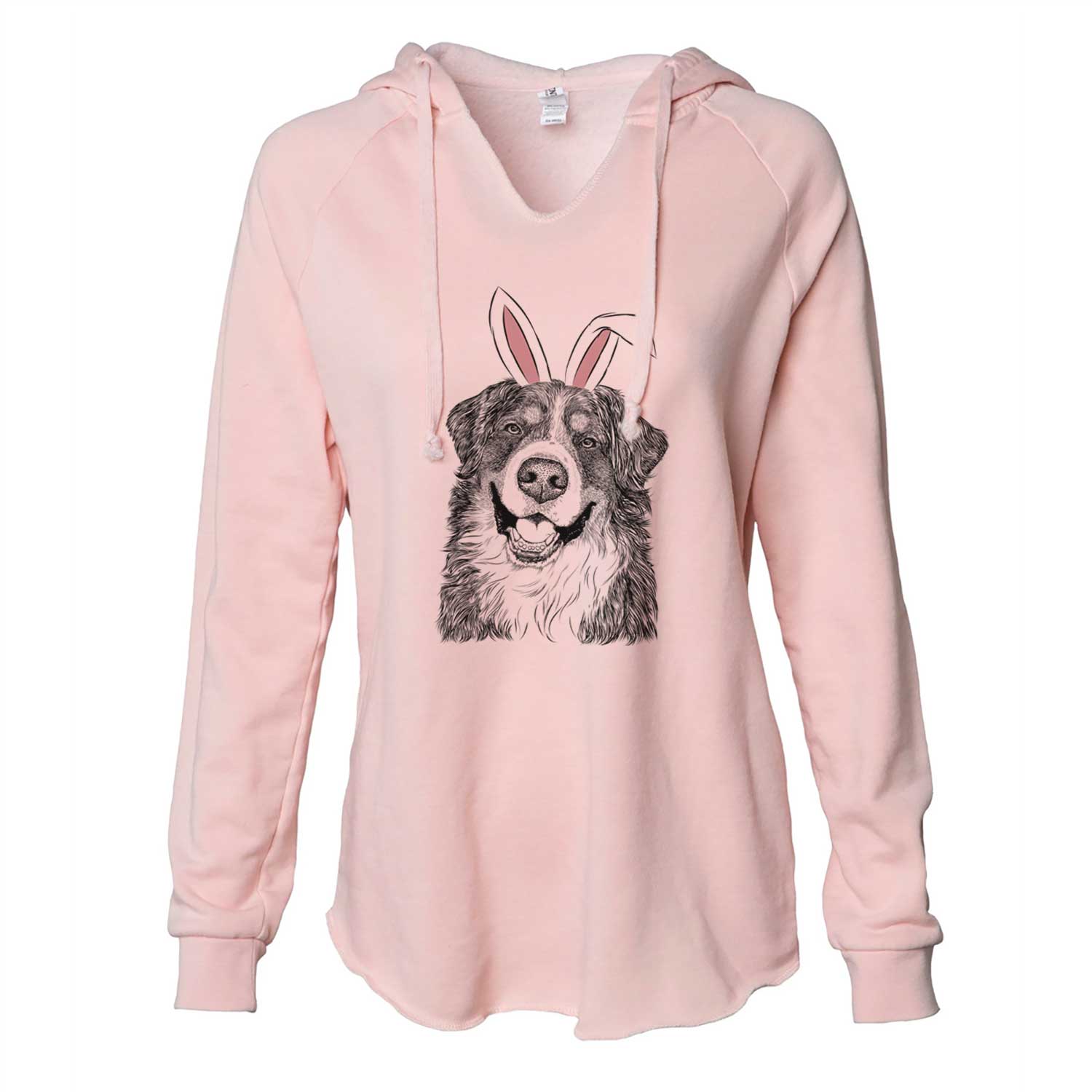 Easter Eiger the Bernese Mountain Dog - Cali Wave Hooded Sweatshirt