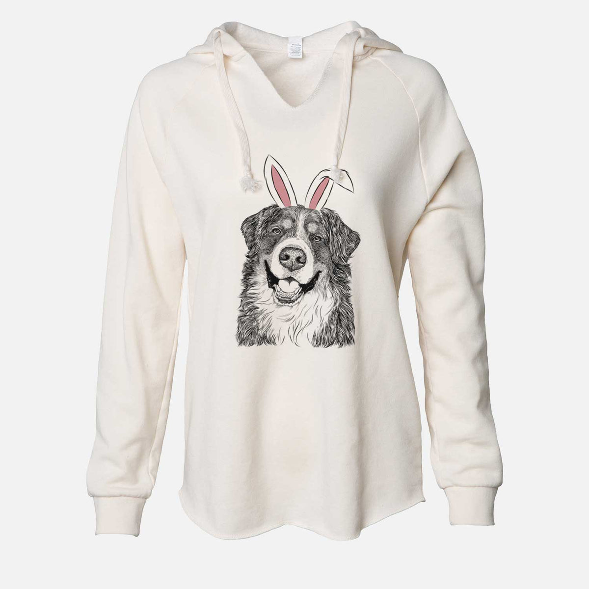 Easter Eiger the Bernese Mountain Dog - Cali Wave Hooded Sweatshirt