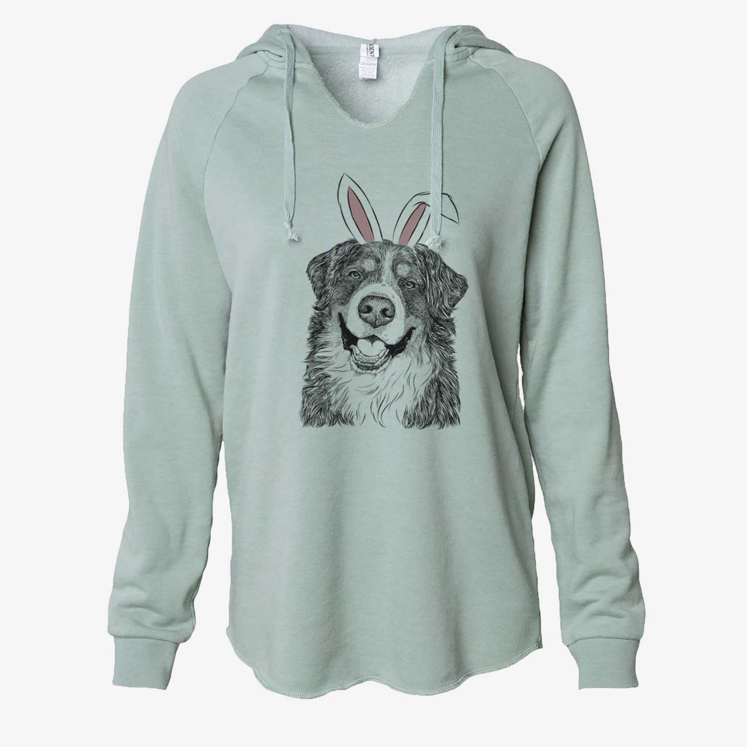 Easter Eiger the Bernese Mountain Dog - Cali Wave Hooded Sweatshirt