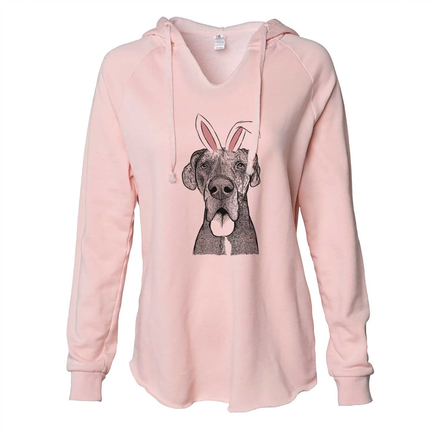 Easter Eli the Great Dane - Cali Wave Hooded Sweatshirt