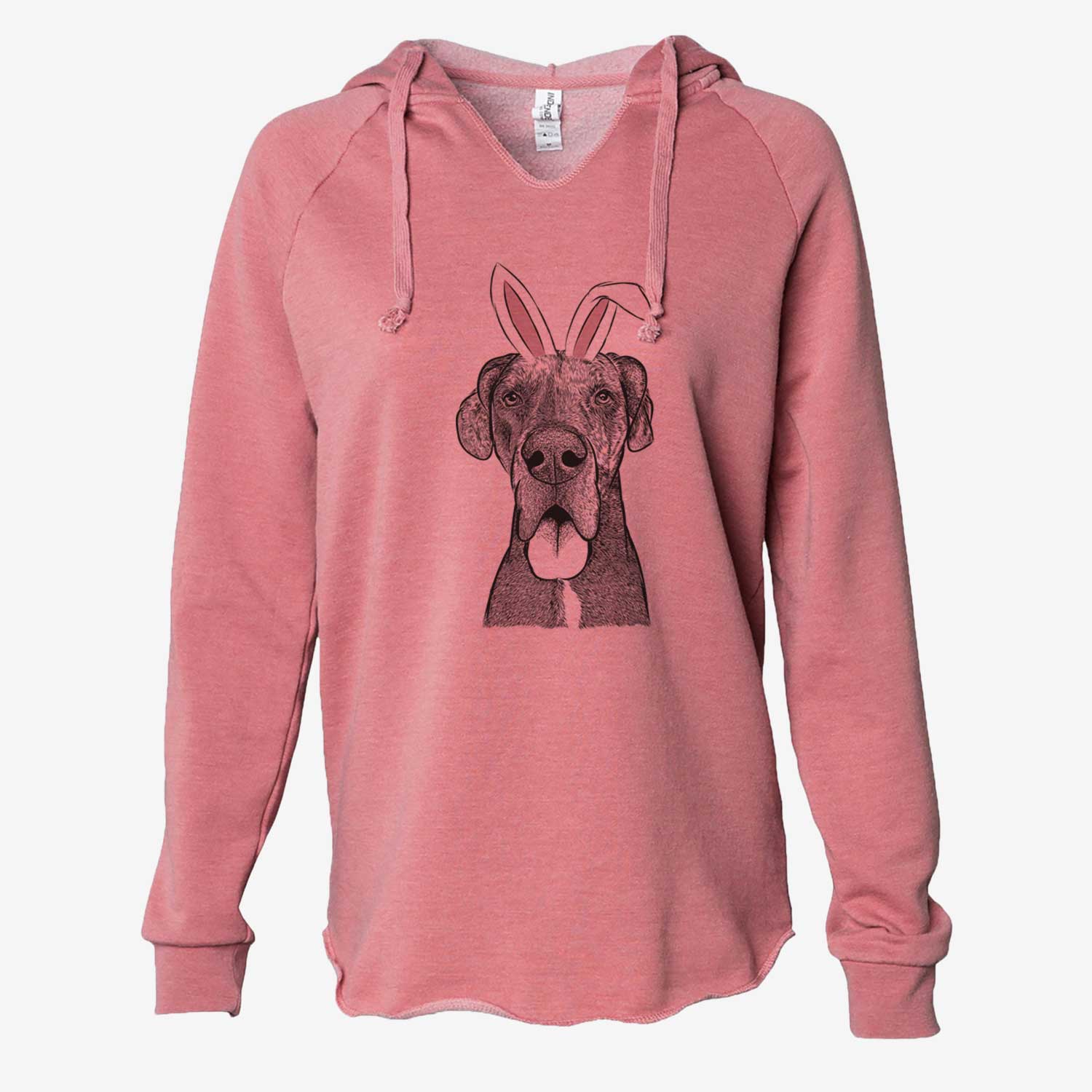 Easter Eli the Great Dane - Cali Wave Hooded Sweatshirt