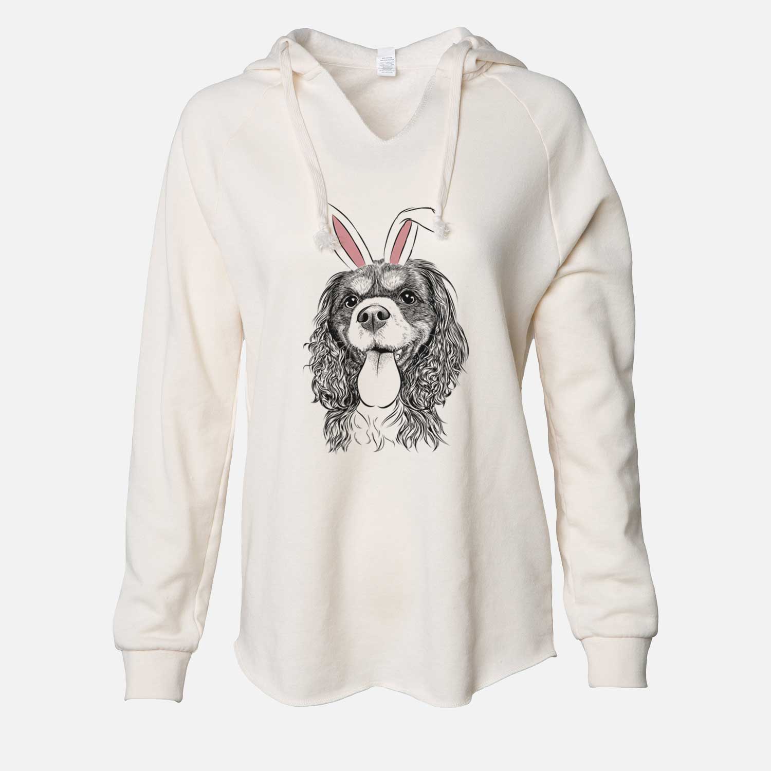 Easter Elizabeth the Cavalier King Charles Spaniel - Cali Wave Hooded Sweatshirt