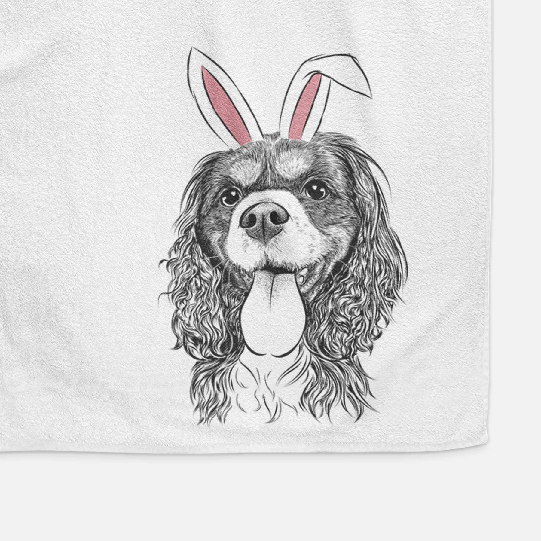 Elizabeth the Cavalier King Charles Spaniel Decorative Hand Towel