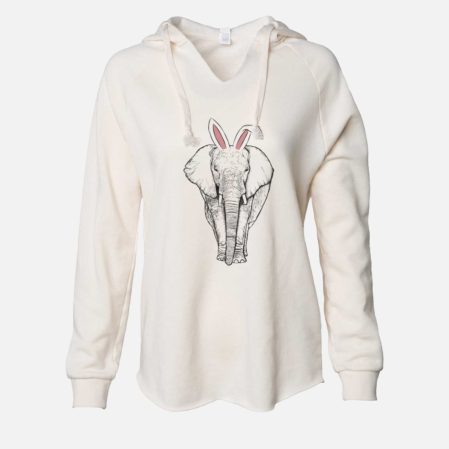 Easter Ella the Elephant - Cali Wave Hooded Sweatshirt