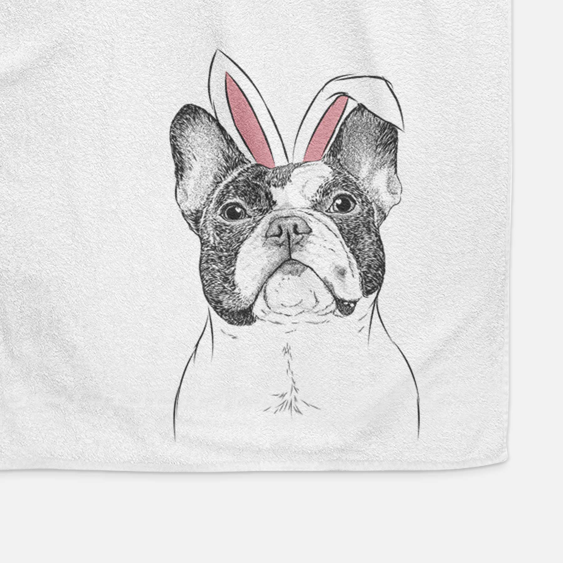 Ella the French Bulldog Decorative Hand Towel